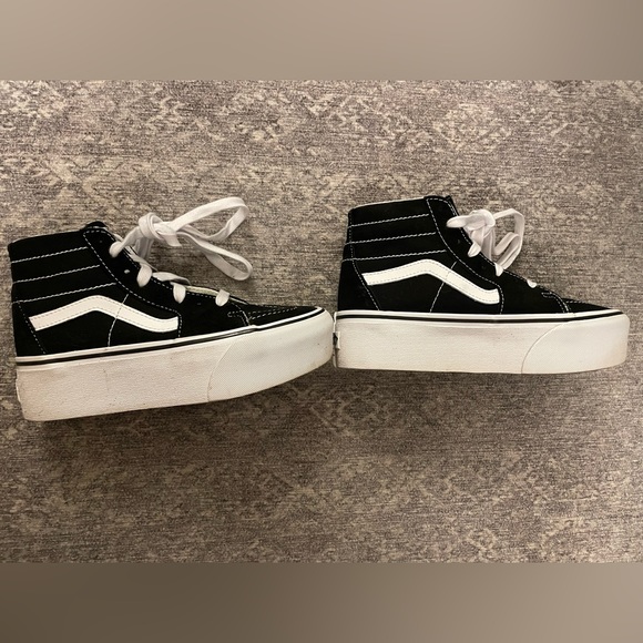 Vans Sk8 Hi Tapered Stackform black womans 5.5 - Picture 4 of 10